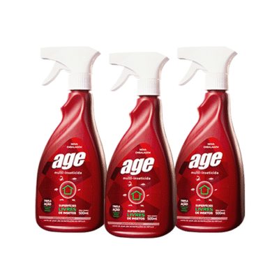 Multi Inseticida Tripla Ação - Spray 500ml – 3 Unidades
