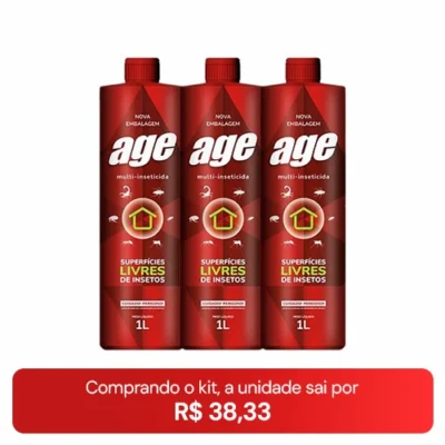 Multi Inseticida Tripla Ação - 1L - 3 Unidades