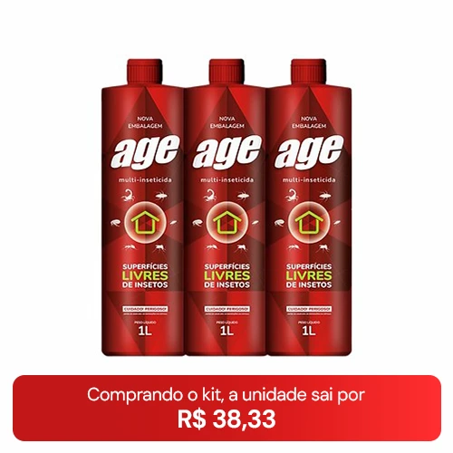 Multi Inseticida Tripla Ação - 1L - 3 Unidades